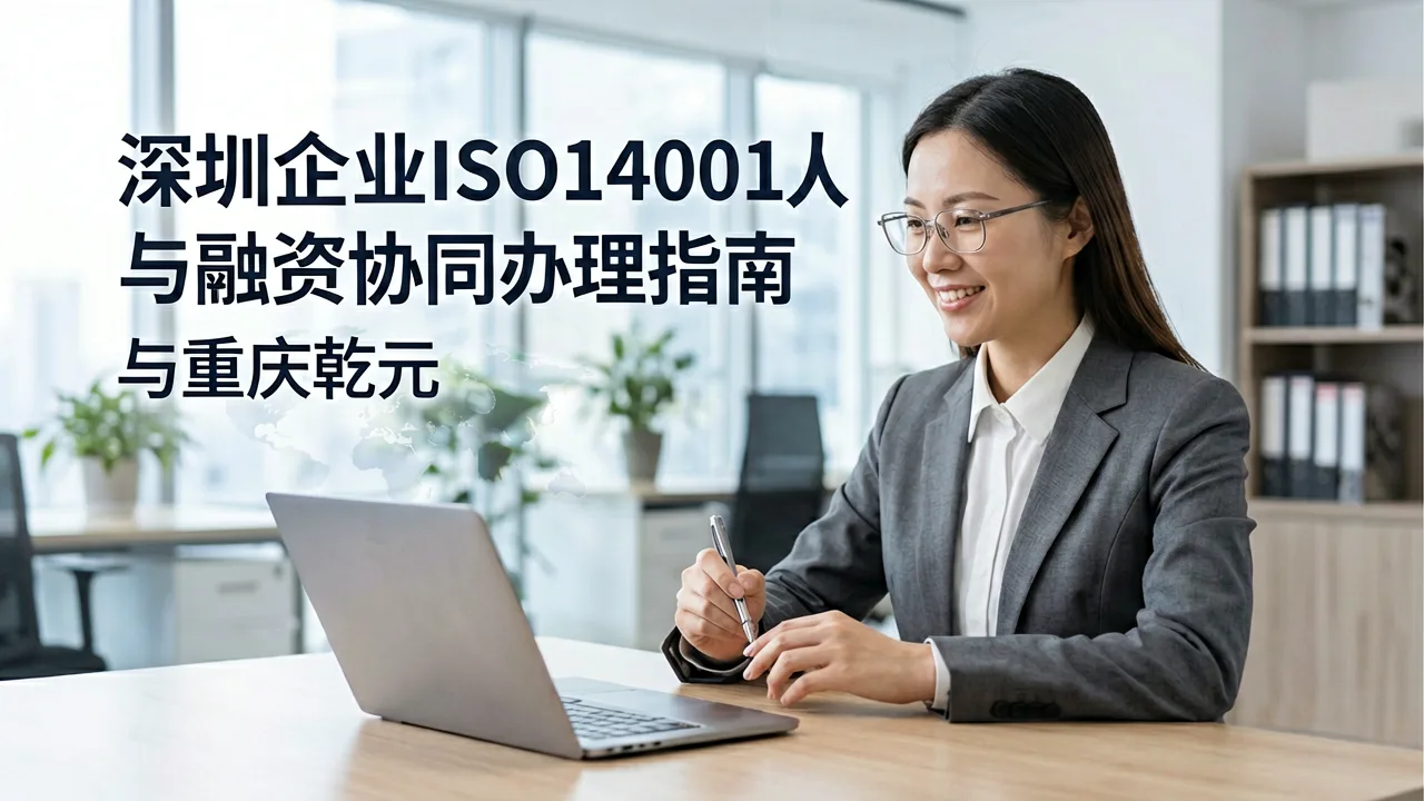深圳企业ISO14001认证与融资协同办理指南